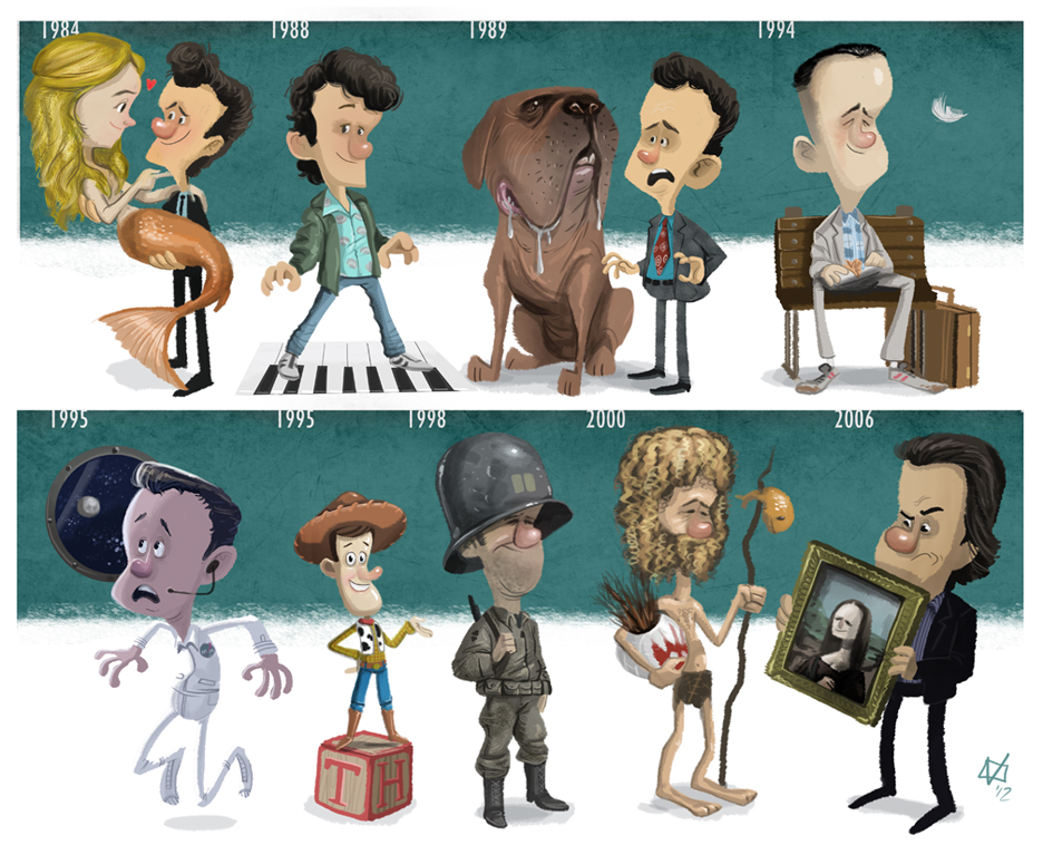 [ Tom Hanks evolution ]